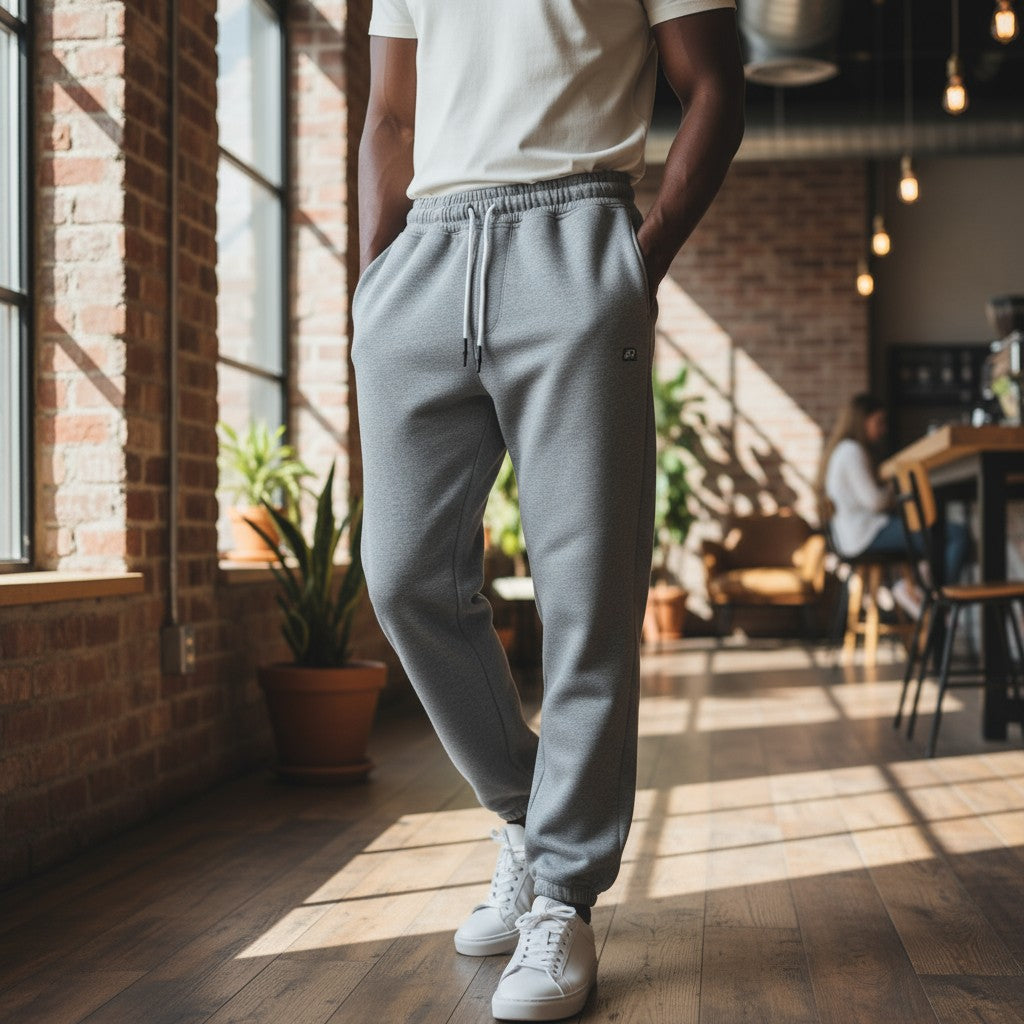 Basic Pant Grey | Pantaloni Tuta Basket Grigi | Rook Basketball