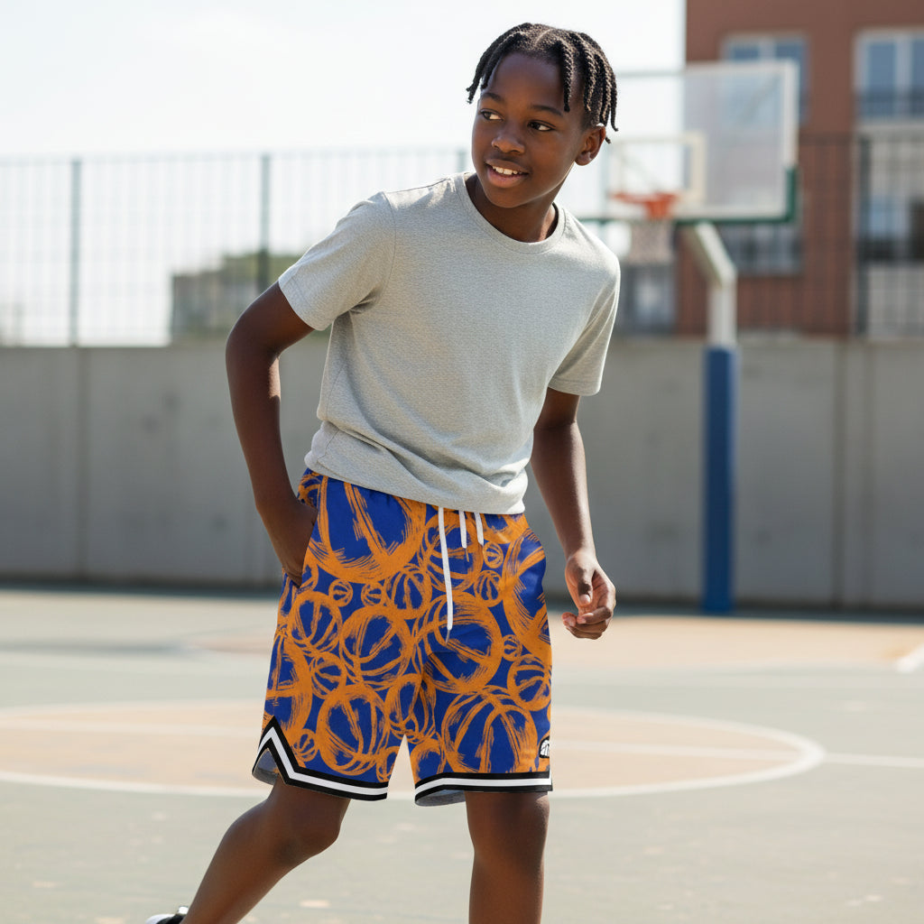 Basketball Dept Short Roy - Pantaloncini Basket Blu Royal | Rook
