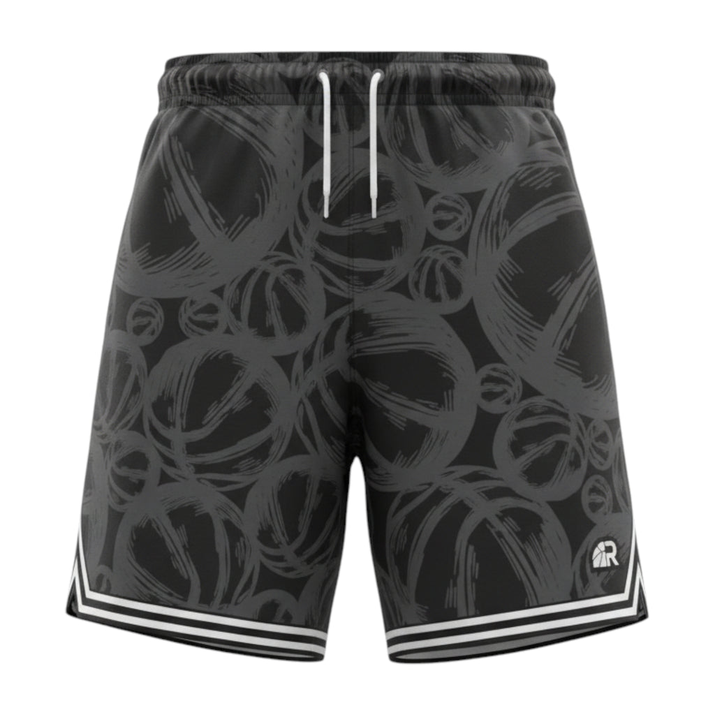 Basketball Dept Short Black - Pantaloncini Basket Neri | Rook