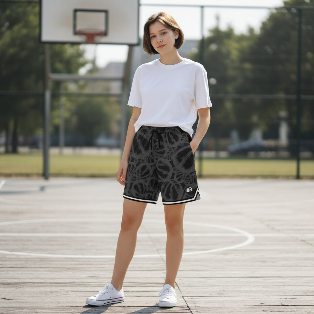 Basketball Dept Short Black - Pantaloncini Basket Neri | Rook