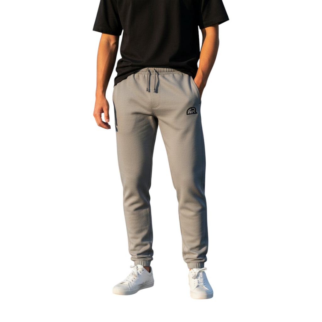 Cotton Long Pant Grey - Pantaloni Tuta Grigi | Rook Basketball