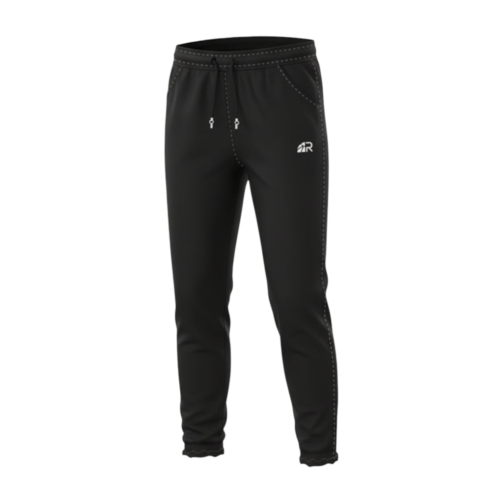 Cotton Long Pant Black - Pantaloni Tuta Neri | Rook Basketball