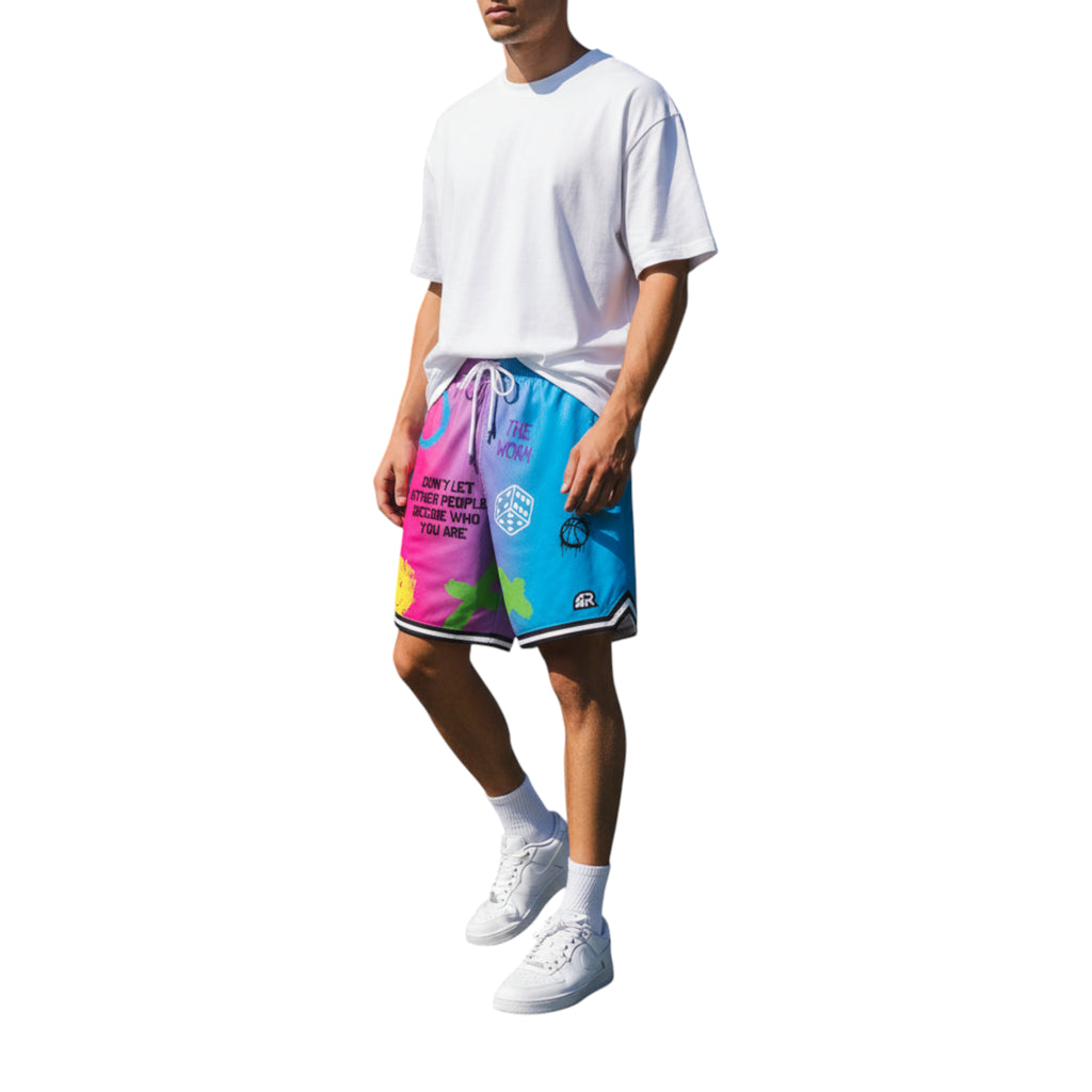 Crazy Short Sky - Pantaloncini Basket Dennis Rodman Style | Rook