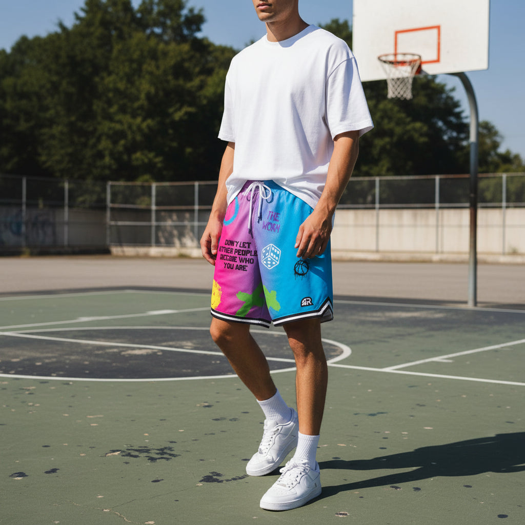 Crazy Short Sky - Pantaloncini Basket Dennis Rodman Style | Rook