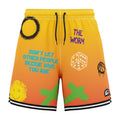 Crazy Short Sun - Pantaloncini Basket Gialli Rodman Style | Rook
