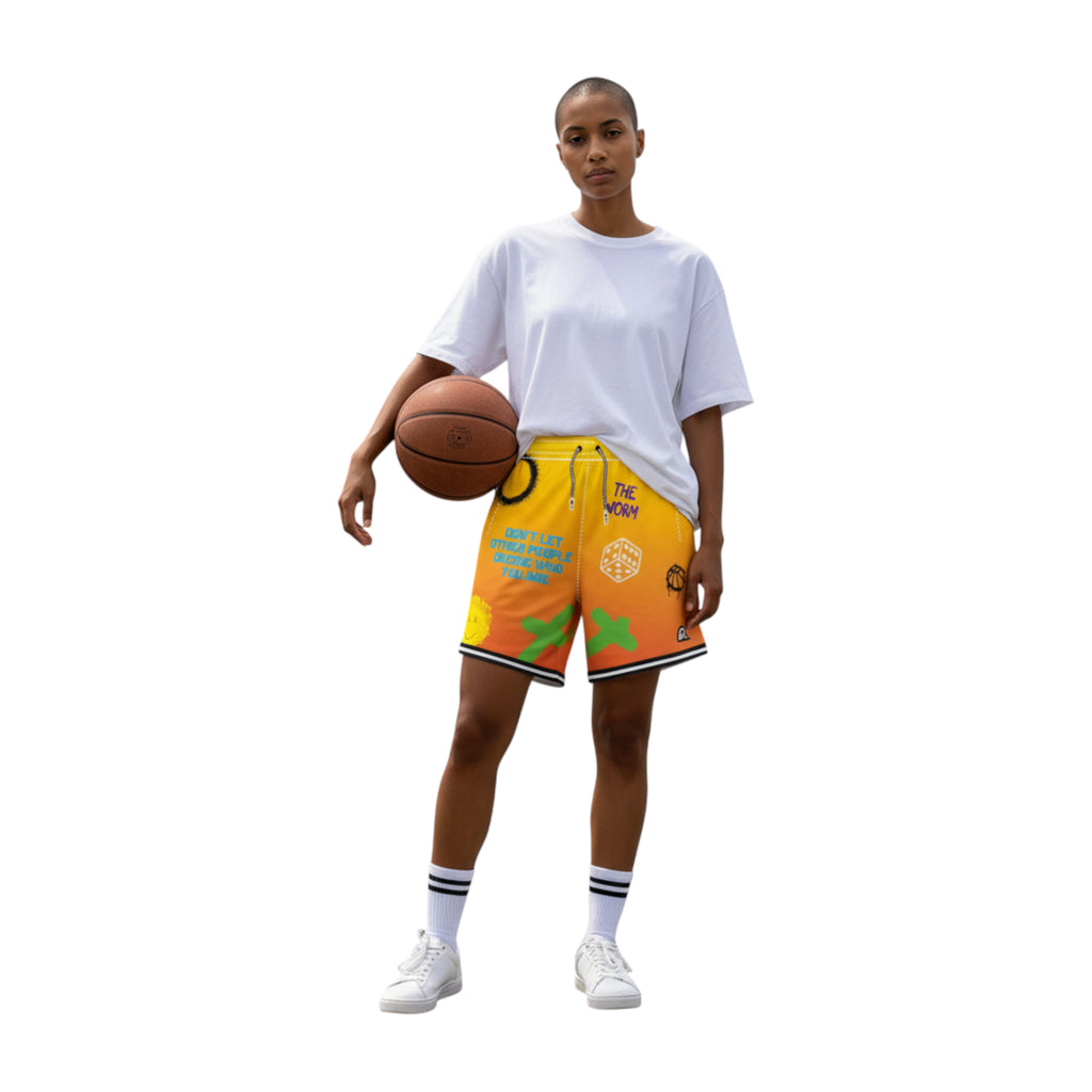 Crazy Short Sun - Pantaloncini Basket Gialli Rodman Style | Rook