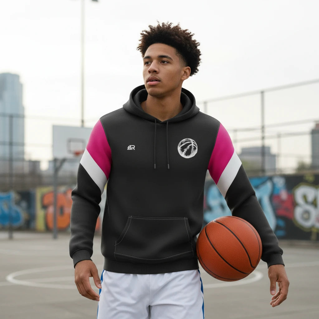 Hoodie Basketball Dept. Black - Felpa Varsity Basket | Rook