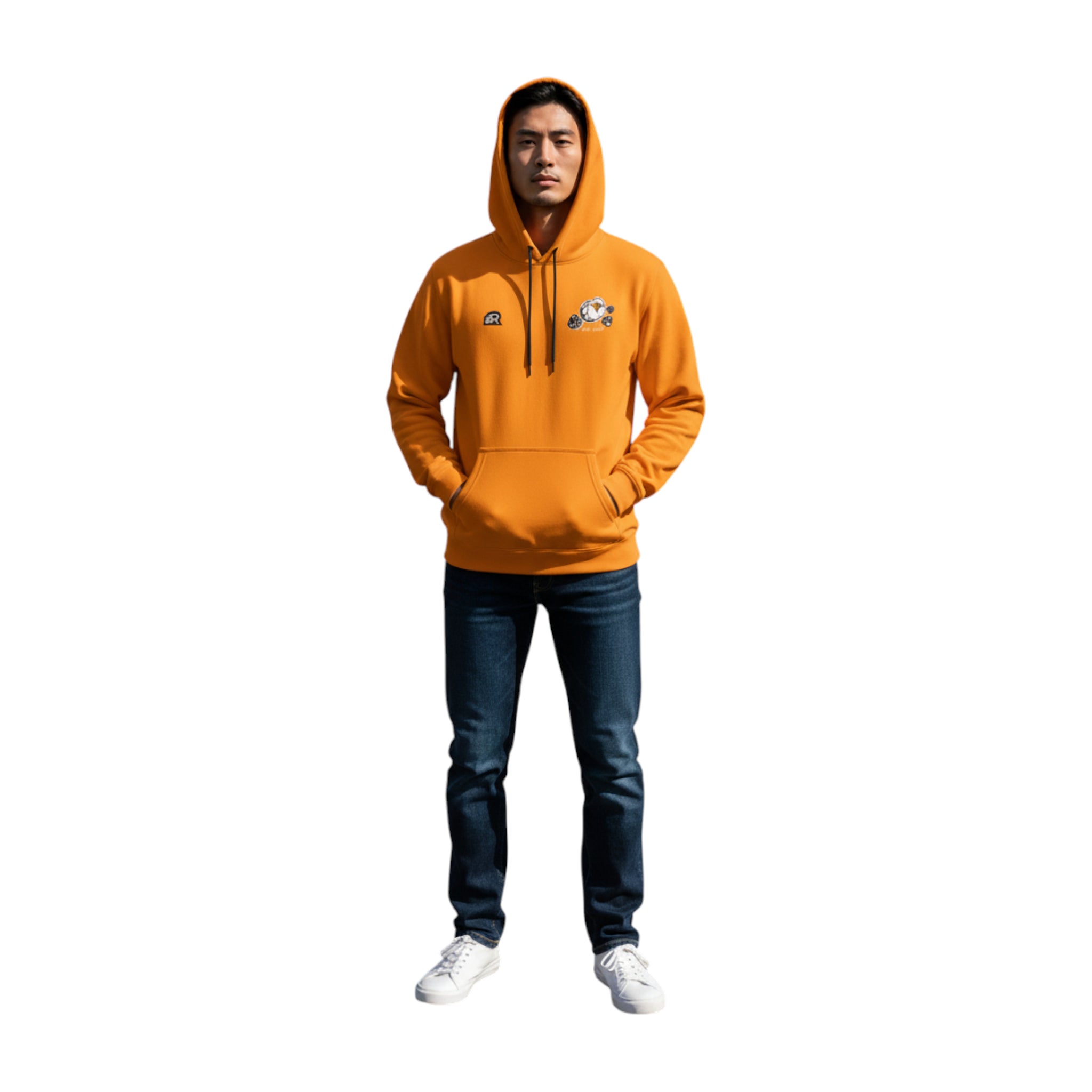 Hoodie "Hey Rook" Gold | Felpa Basket Streetwear | Rook Basketball