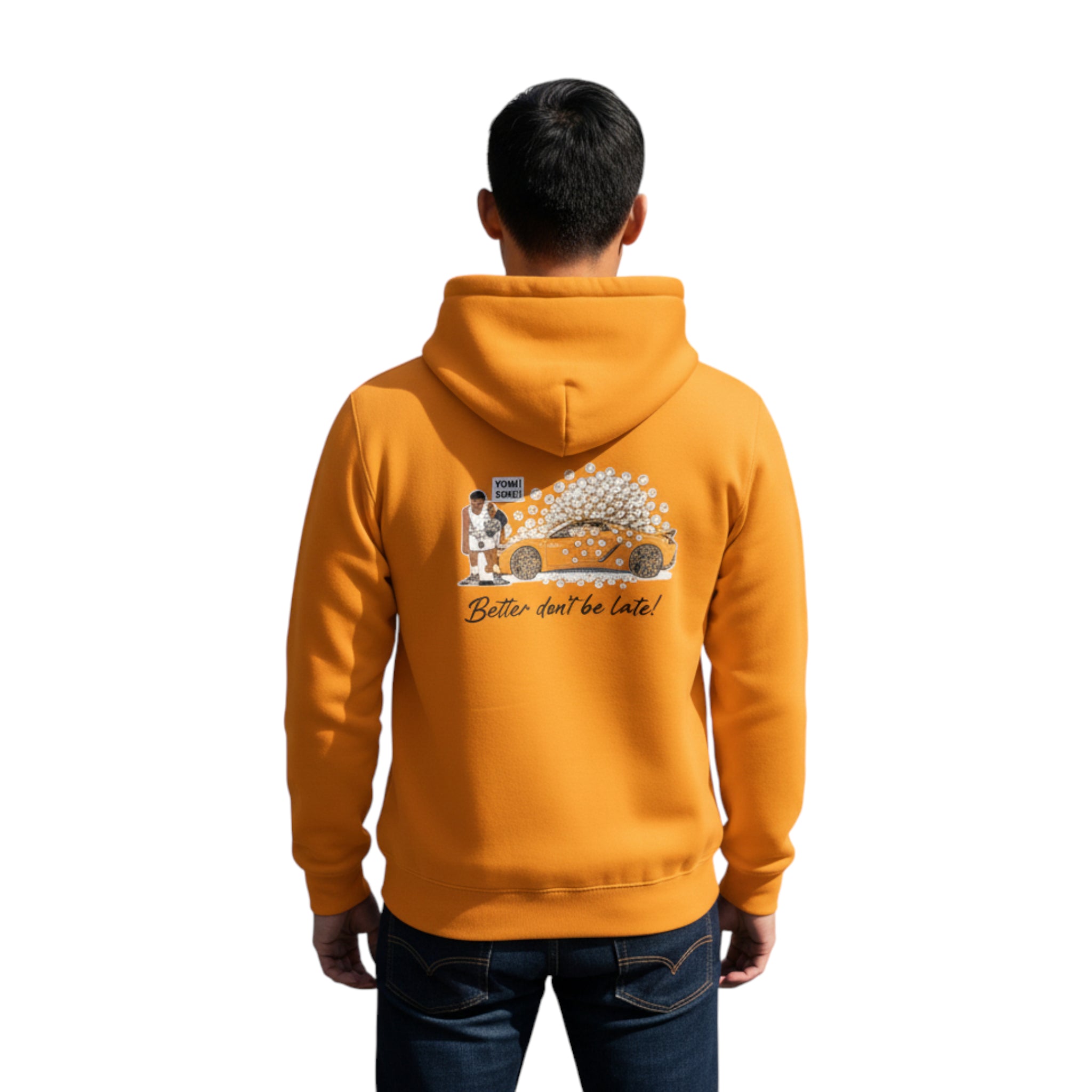 Hoodie "Hey Rook" Gold | Felpa Basket Streetwear | Rook Basketball