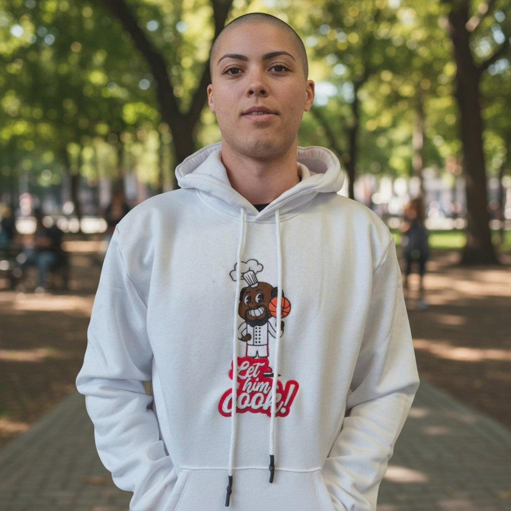 Let Him Cook Hoodie Black | Felpa Basket Cappuccio | Rook Basketball