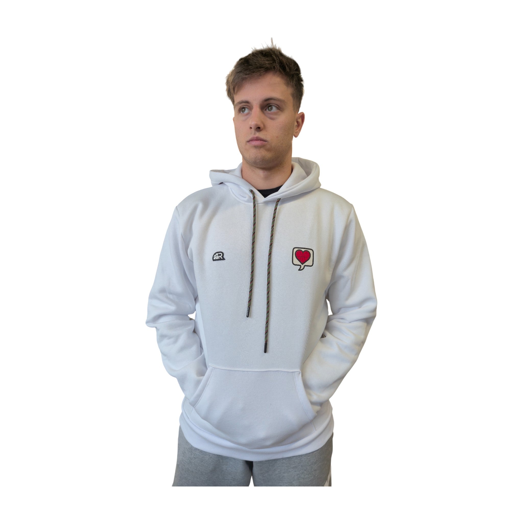 Love for the Game Hoodie White | Felpa Basket Bianca | Rook Basketball