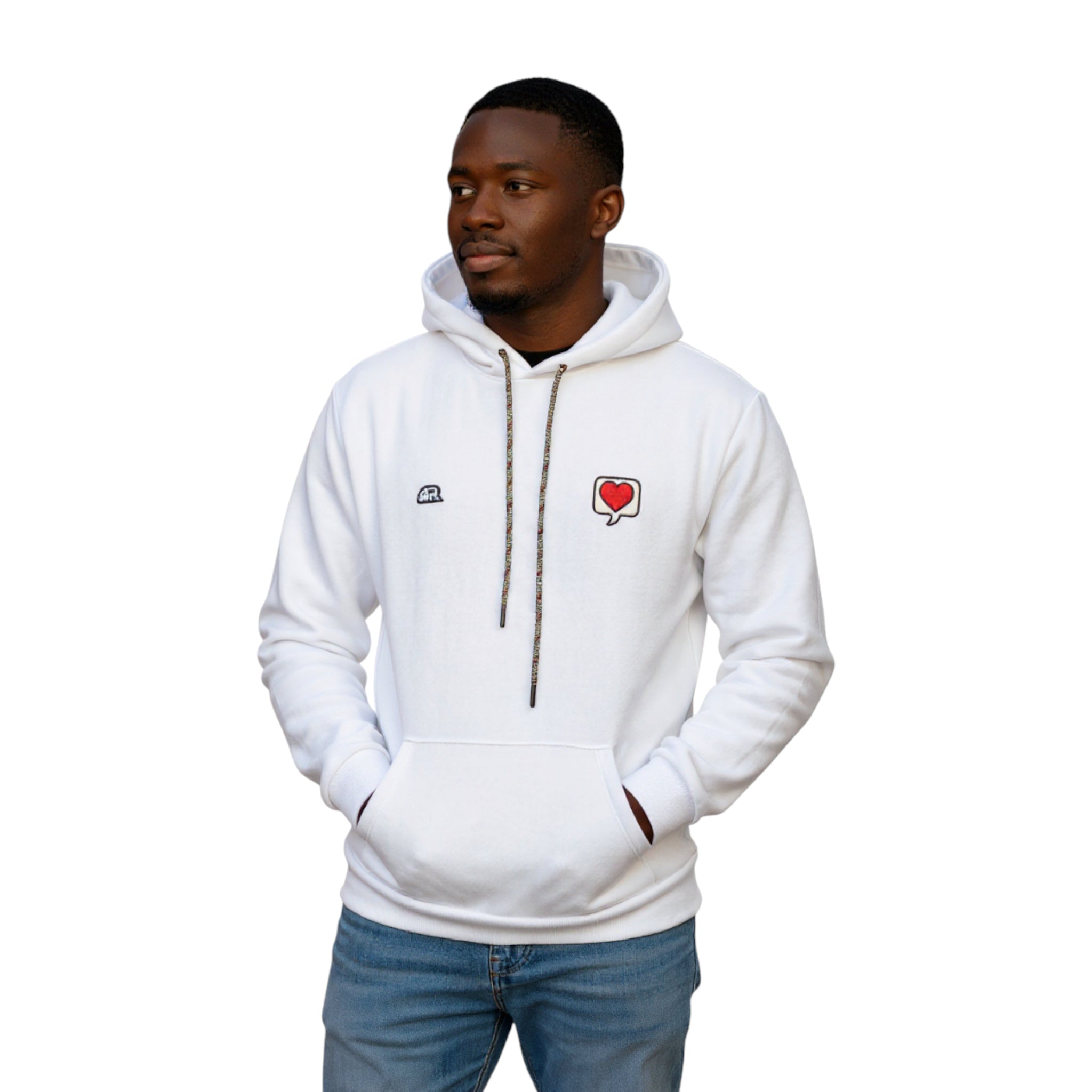 Love for the Game Hoodie White | Felpa Basket Bianca | Rook Basketball