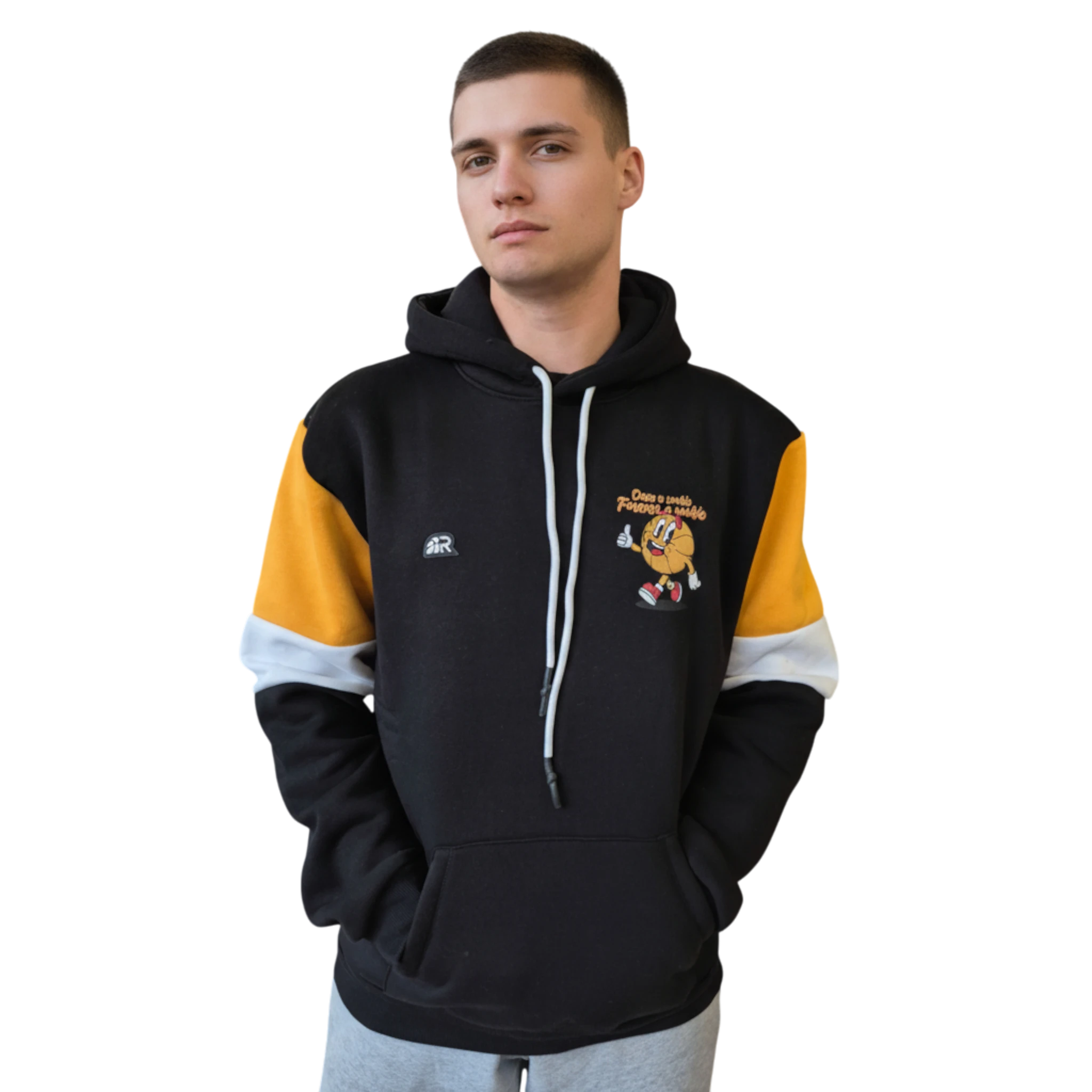 Once a Rookie Hoodie Black | Felpa Basket Cappuccio | Rook Basketball