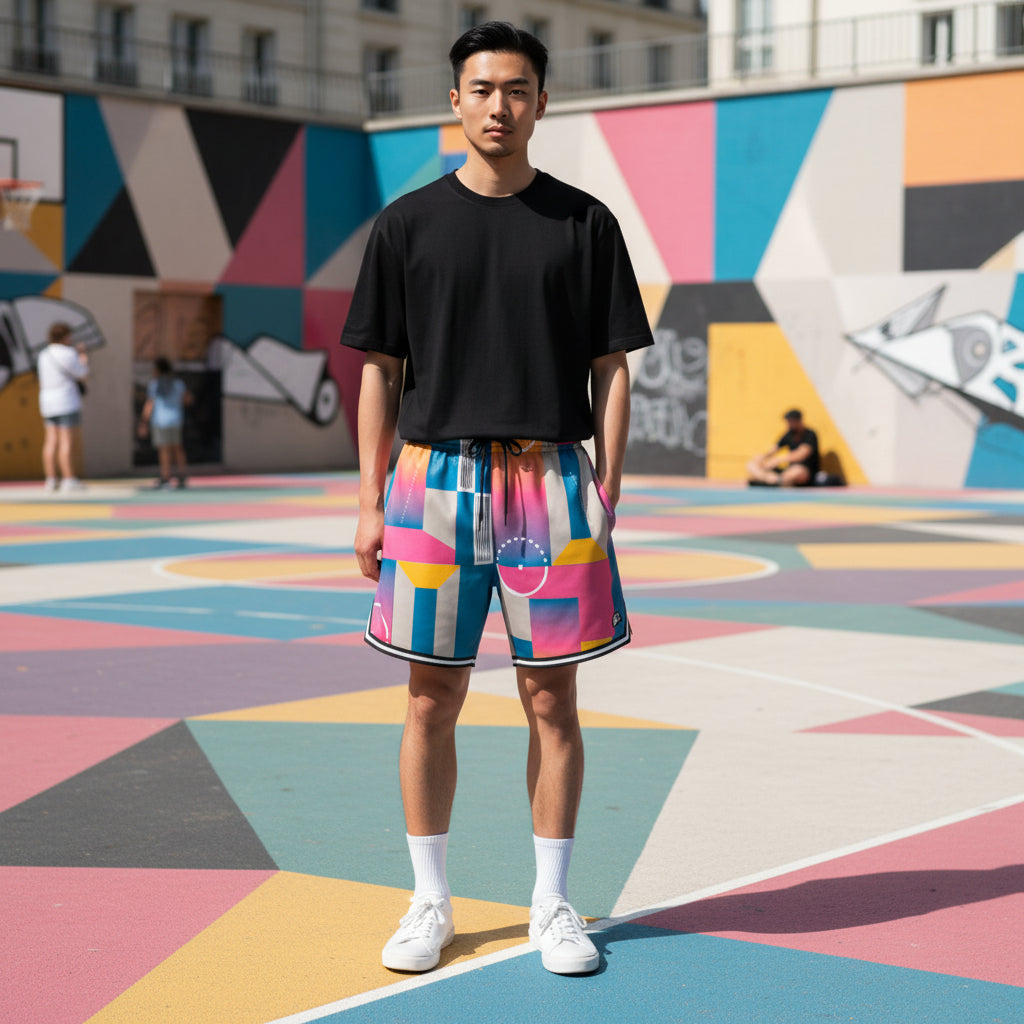 Pigalle Poly Short - Pantaloncini Basket Mesh | Rook Basketball