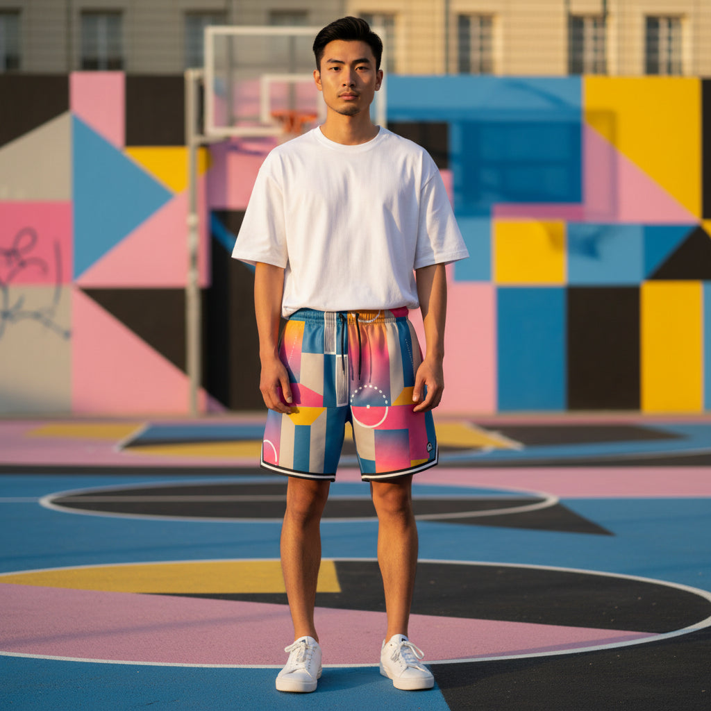 Pigalle Poly Short - Pantaloncini Basket Mesh | Rook Basketball