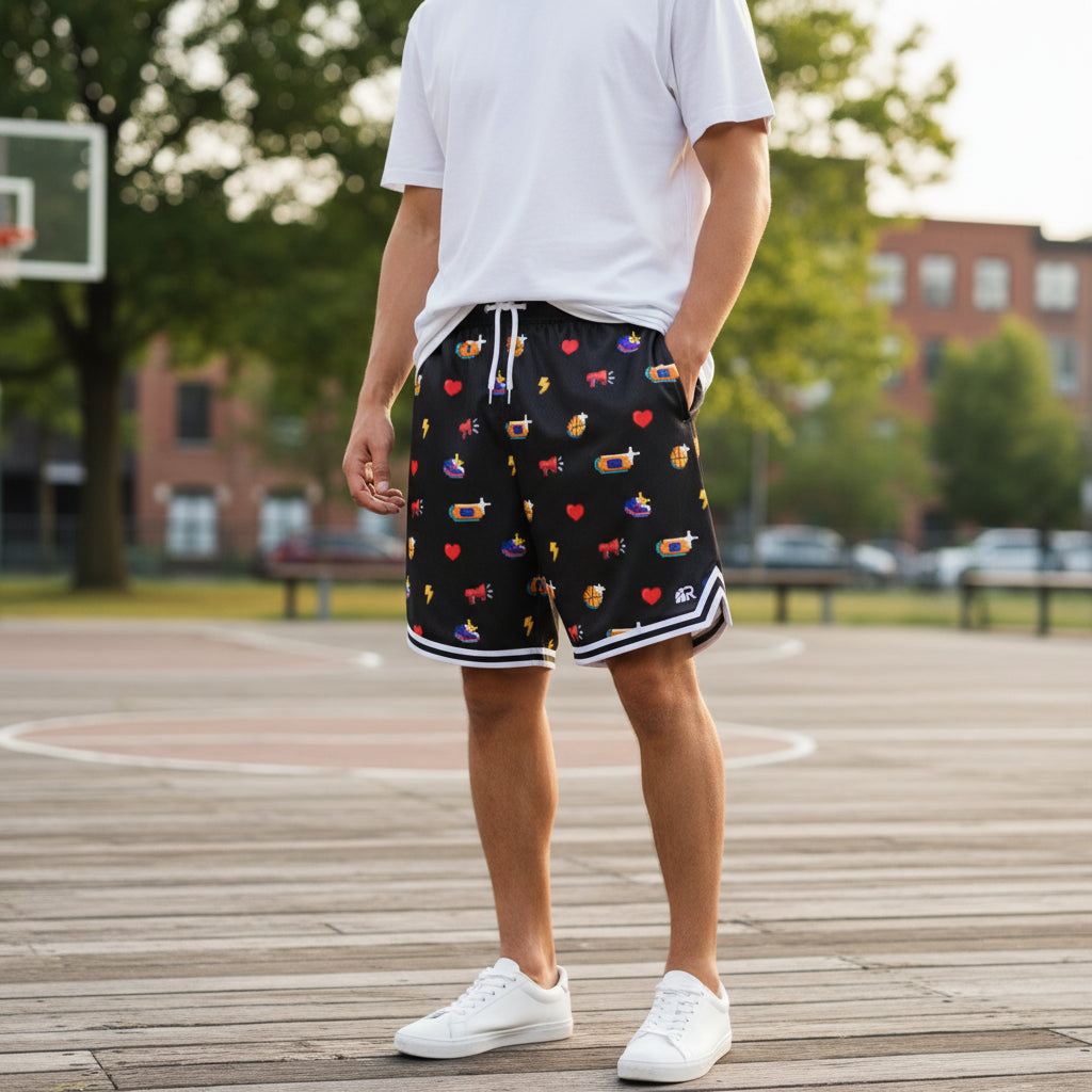 Play The Game Short - Pantaloncini Basket Classici | Rook Basketball