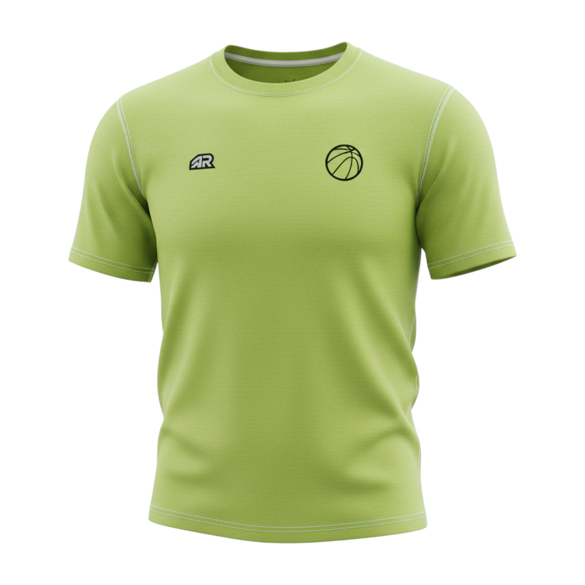 T-Shirt Basketball Dept. Lime - Maglia Basket Verde Acido | Rook