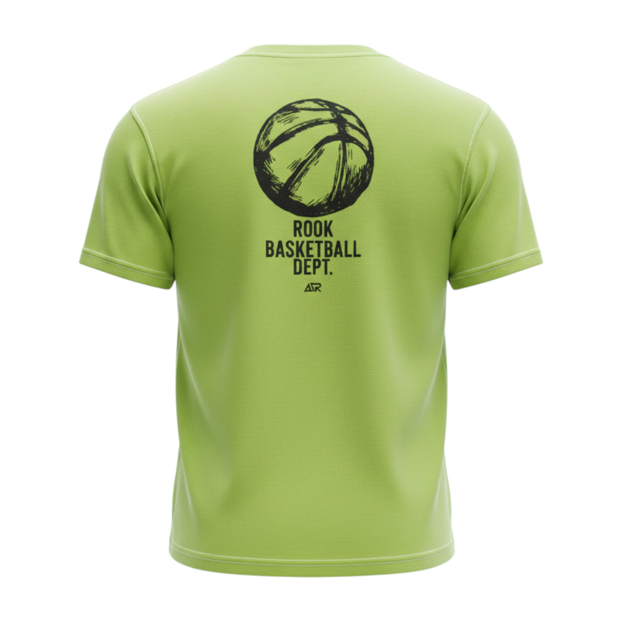 T-Shirt Basketball Dept. Lime - Maglia Basket Verde Acido | Rook