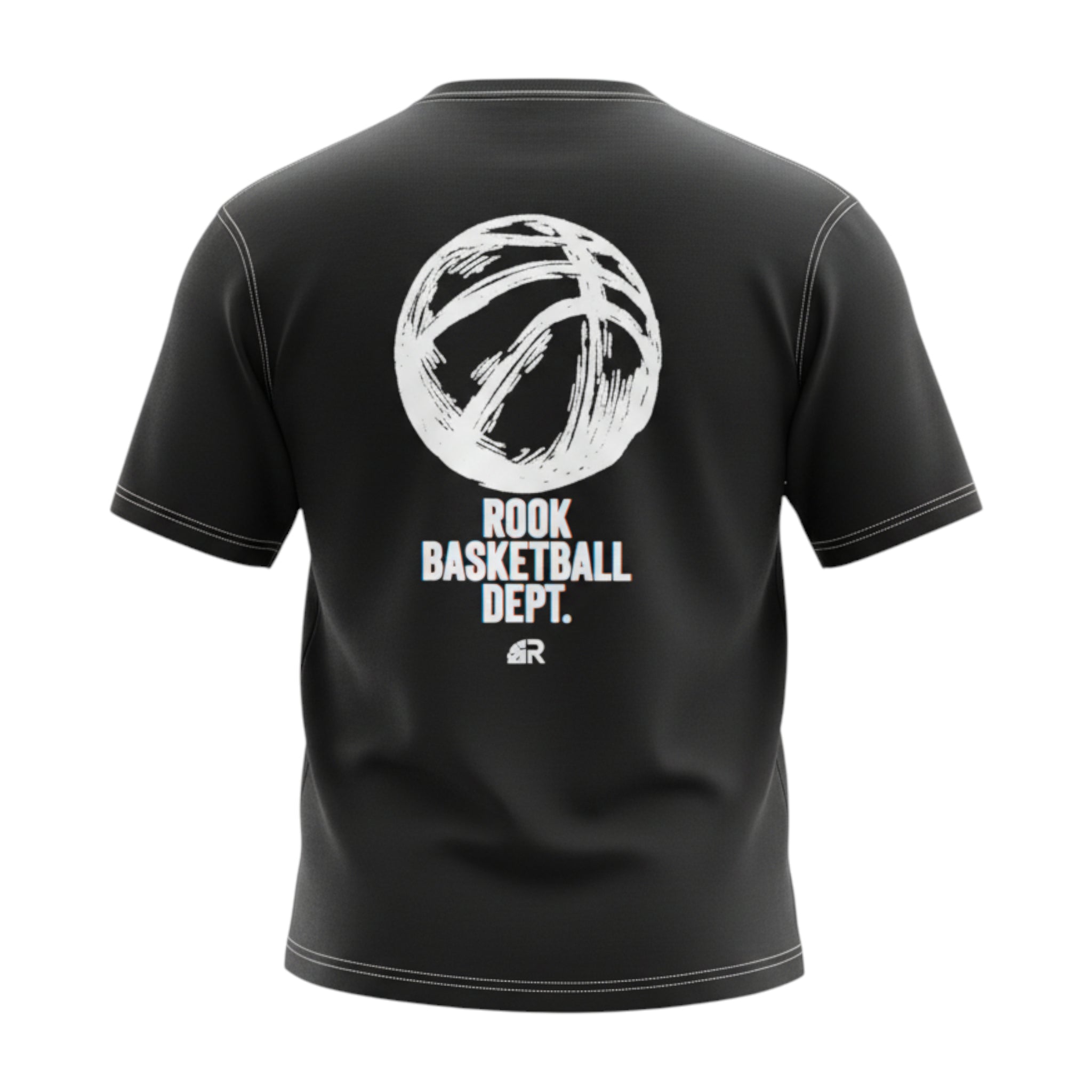 T-Shirt "Basketball Dept." Black | Rook Basketball | Streetwear d'Élite