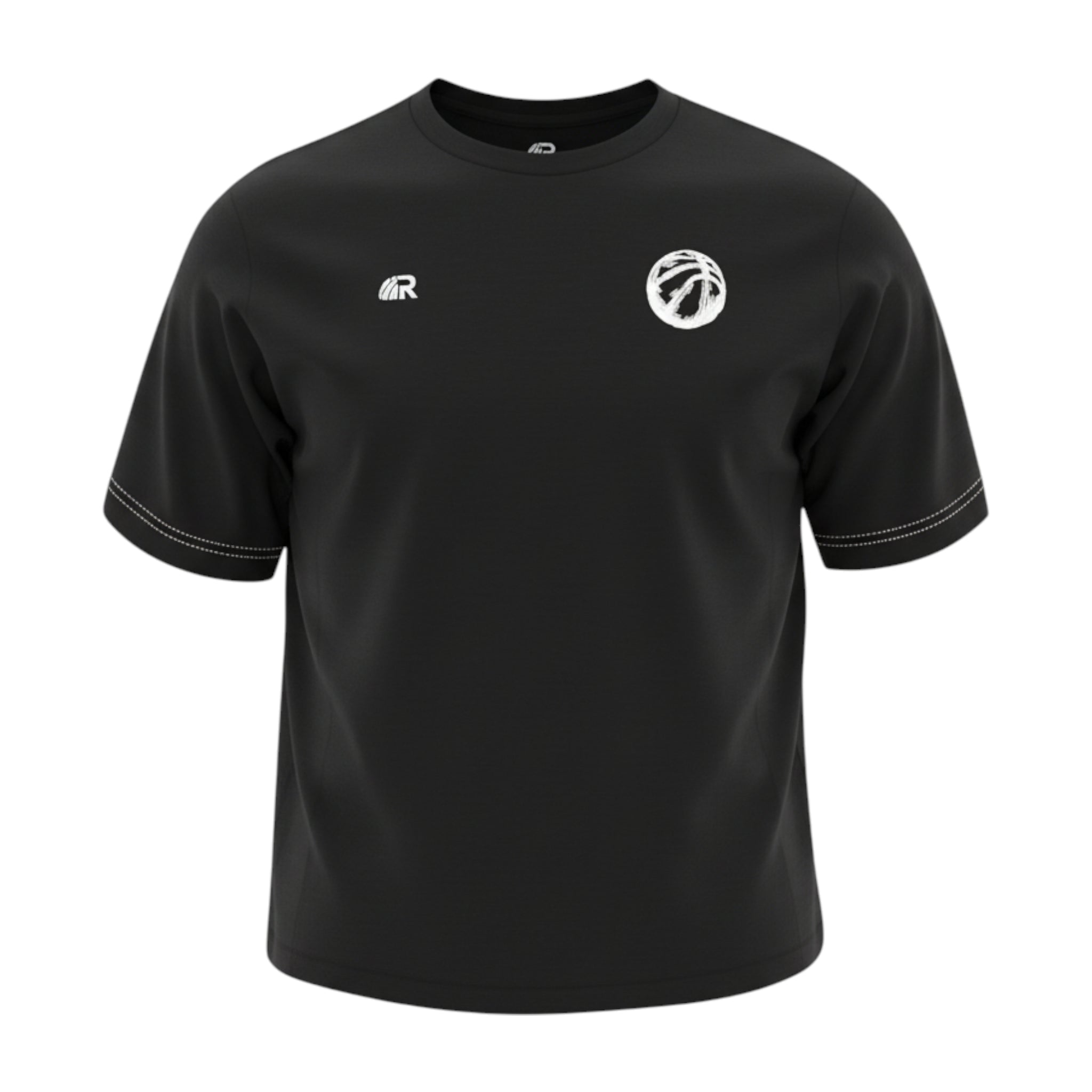 T-Shirt "Basketball Dept." Black | Rook Basketball | Streetwear d'Élite
