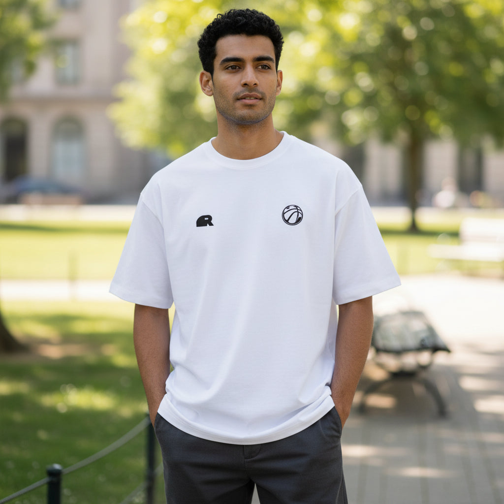 T-Shirt "Basketball Dept." White | Rook Basketball | Streetwear d'Élite