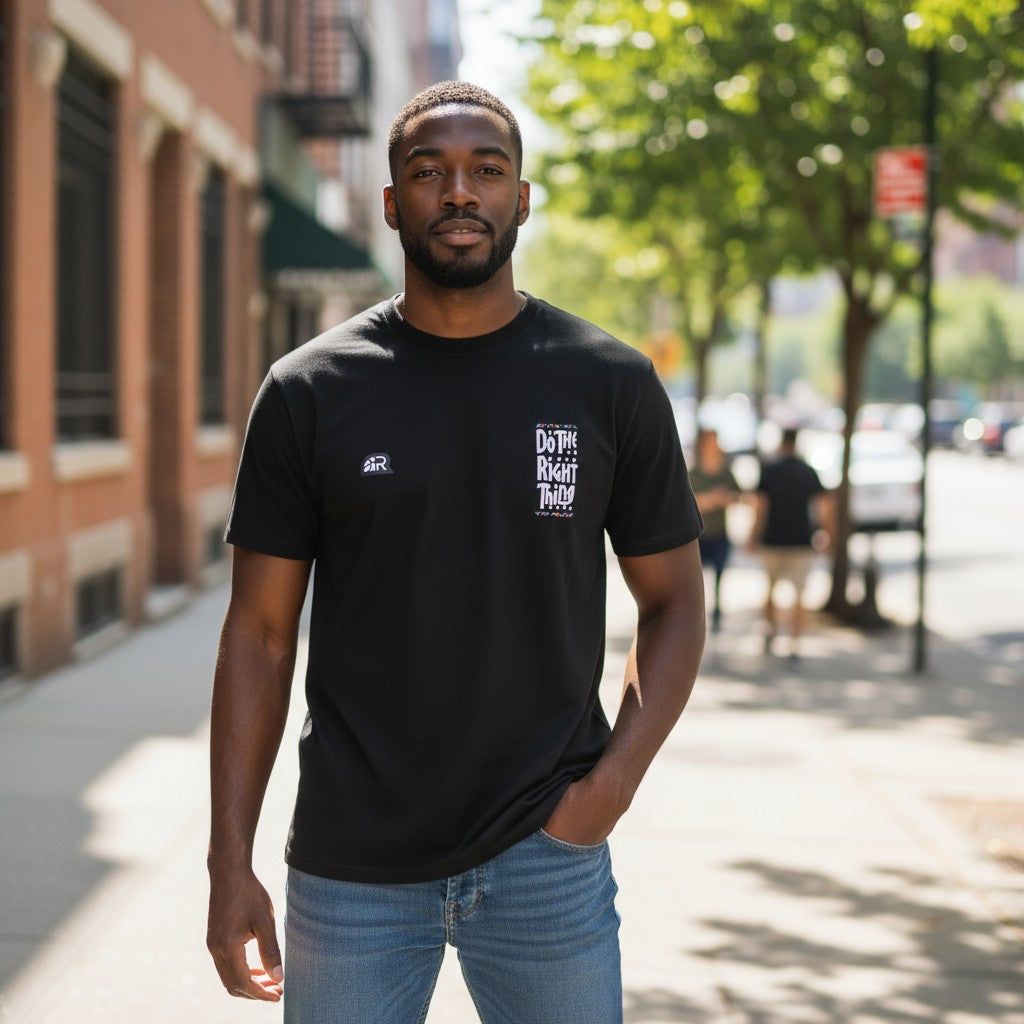 T-Shirt "Do The Right Thing" | Rook Basketball | Streetwear d'Élite