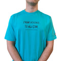T-Shirt FROM Teal | Maglia Basket Azzurra | Rook Basketball