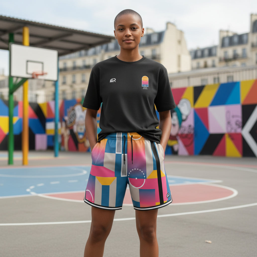T-Shirt Pigalle Black– Rook Basketball: Streetwear d’Élite Ispirato alle Leggende