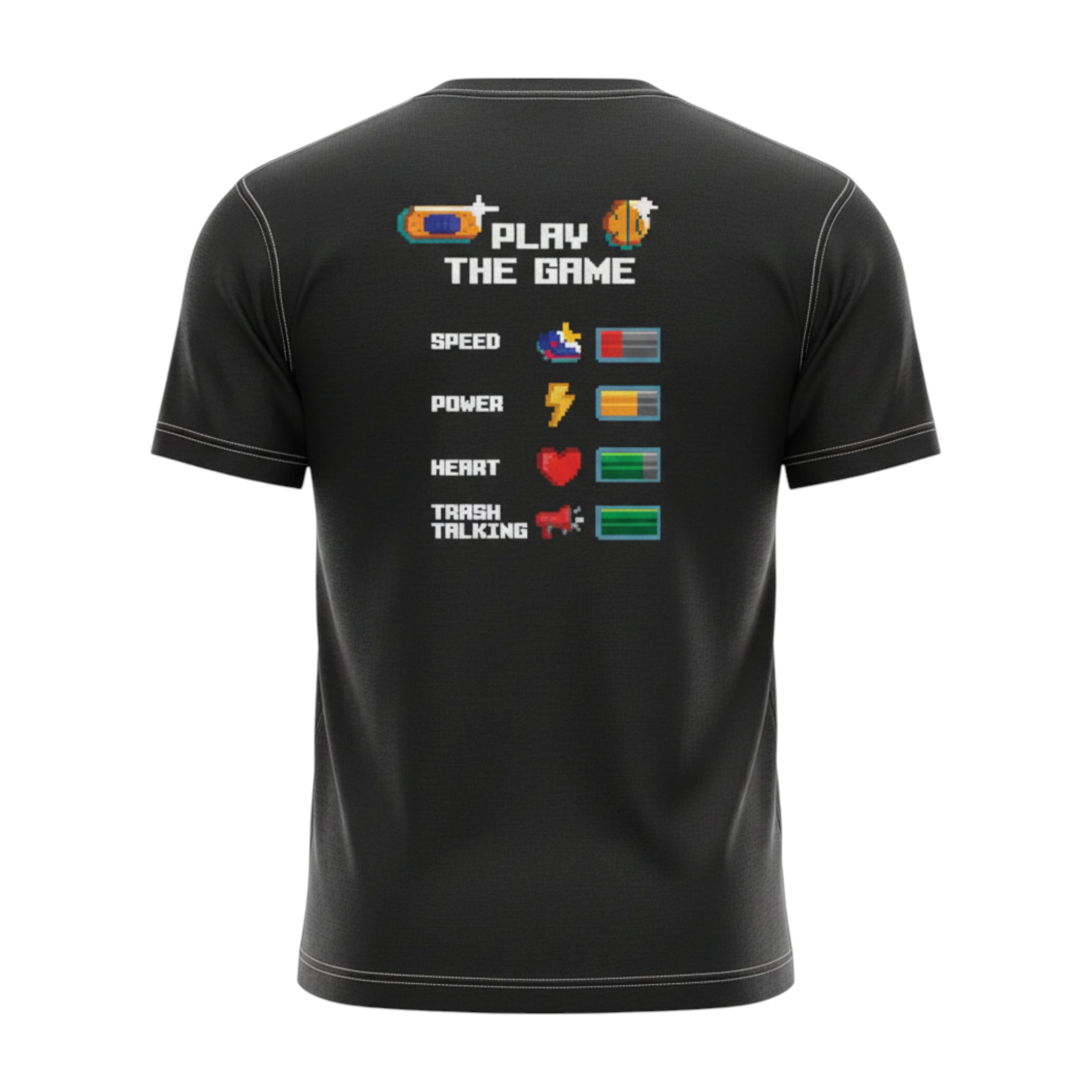 T-Shirt Play The Game Black - Maglia Basket Nera | Rook