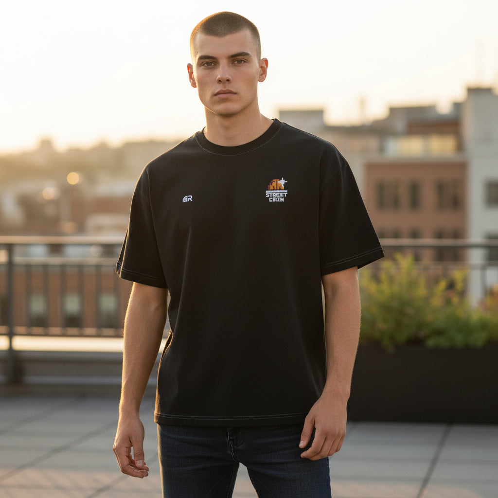 T-Shirt Play The Game Black - Maglia Basket Nera | Rook