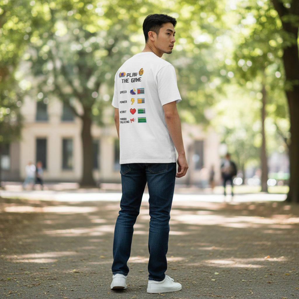 T-Shirt Play The Game White - Maglia Basket Bianca | Rook