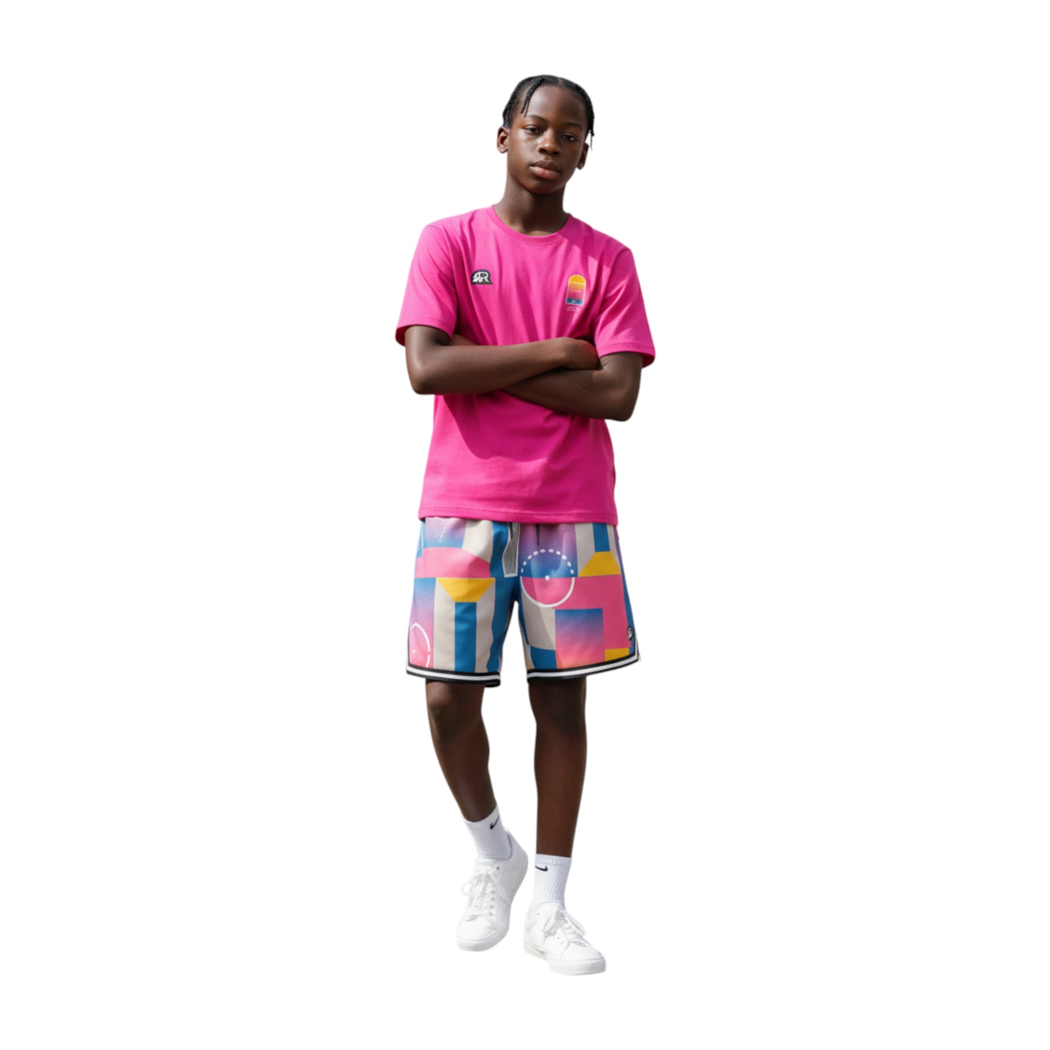 T-Shirt "The Answer" Pink| Rook Basketball | Streetwear Made in Italy