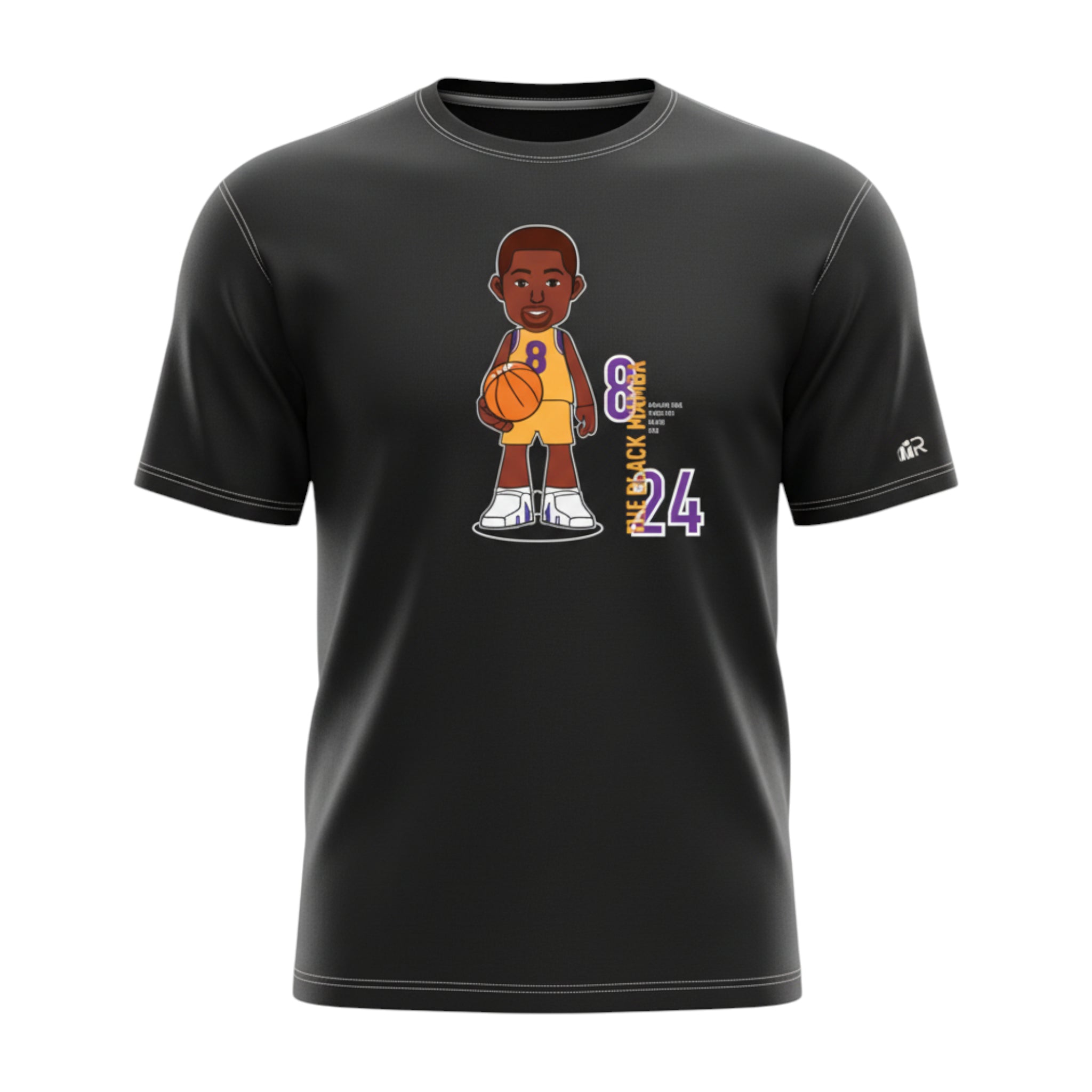 T-Shirt "The Mamba" Black | Rook Basketball | Streetwear Made in Italy