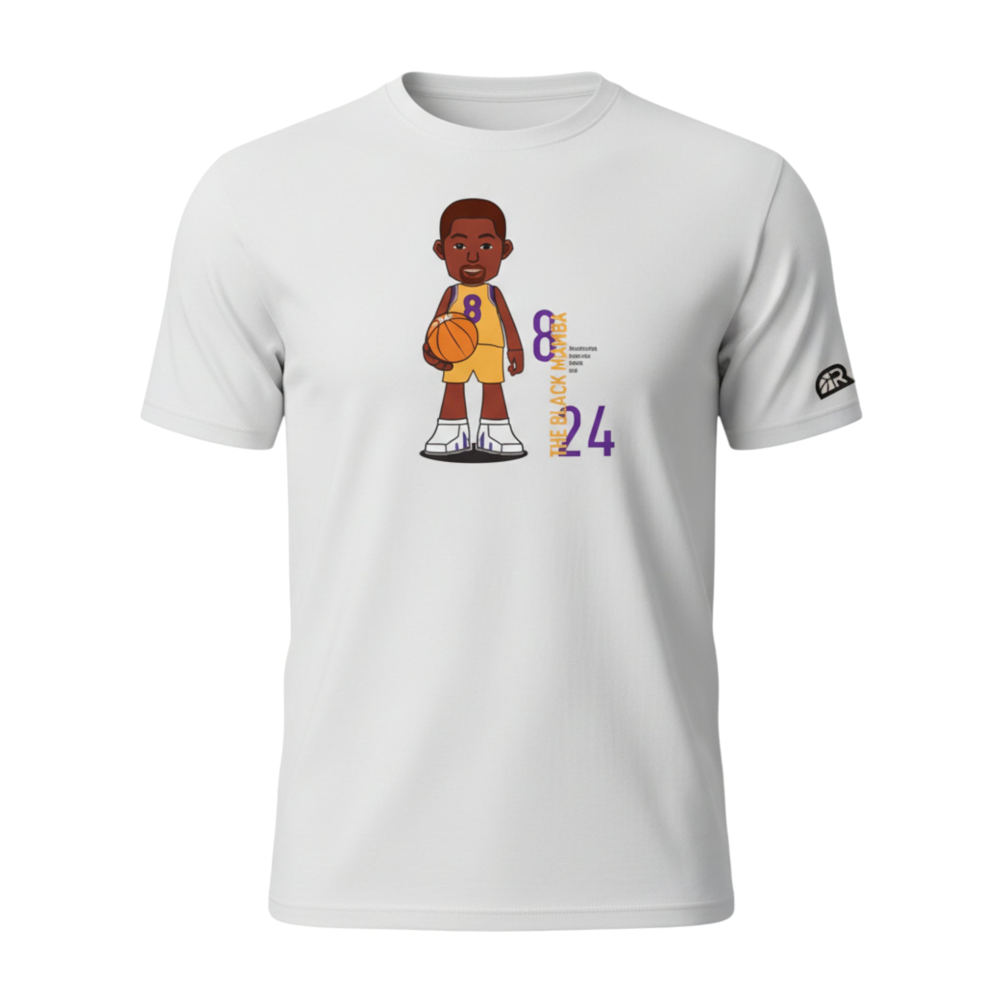 T-Shirt "The Mamba" White | Rook Basketball | Streetwear Made in Italy