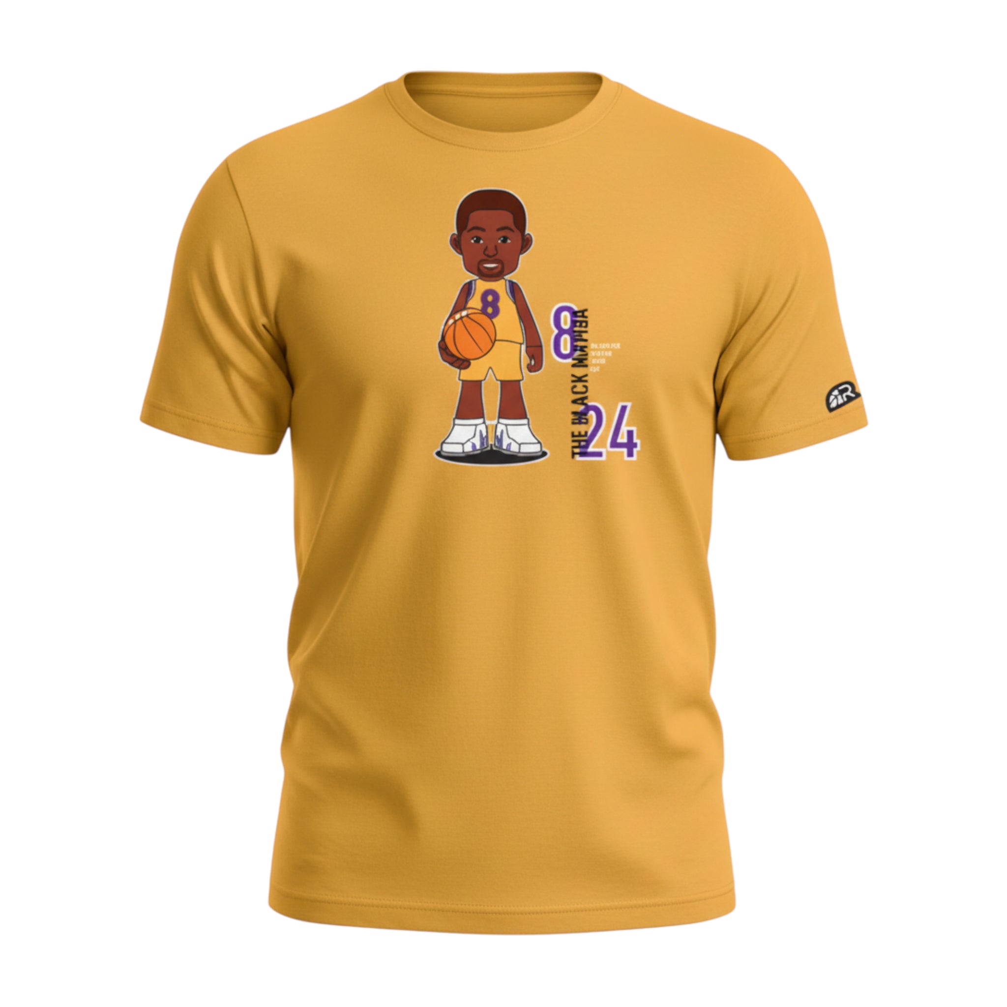 T-Shirt "The Mamba" Yellow | Rook Basketball | Streetwear Made in Italy