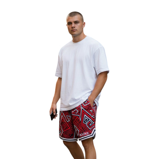 SHORT THE GOAT GEO RED