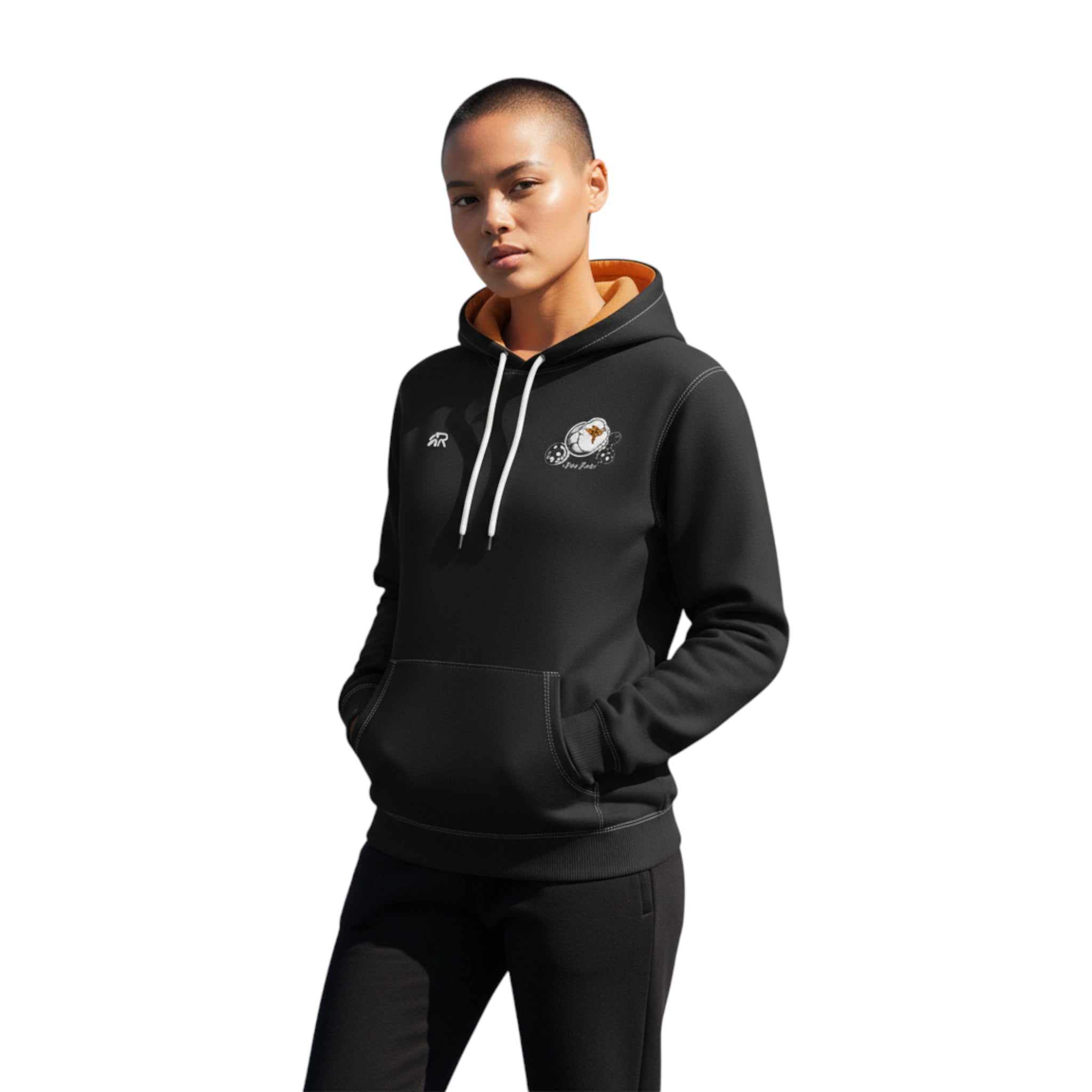 HOODIE "HEY ROOK" BLACK